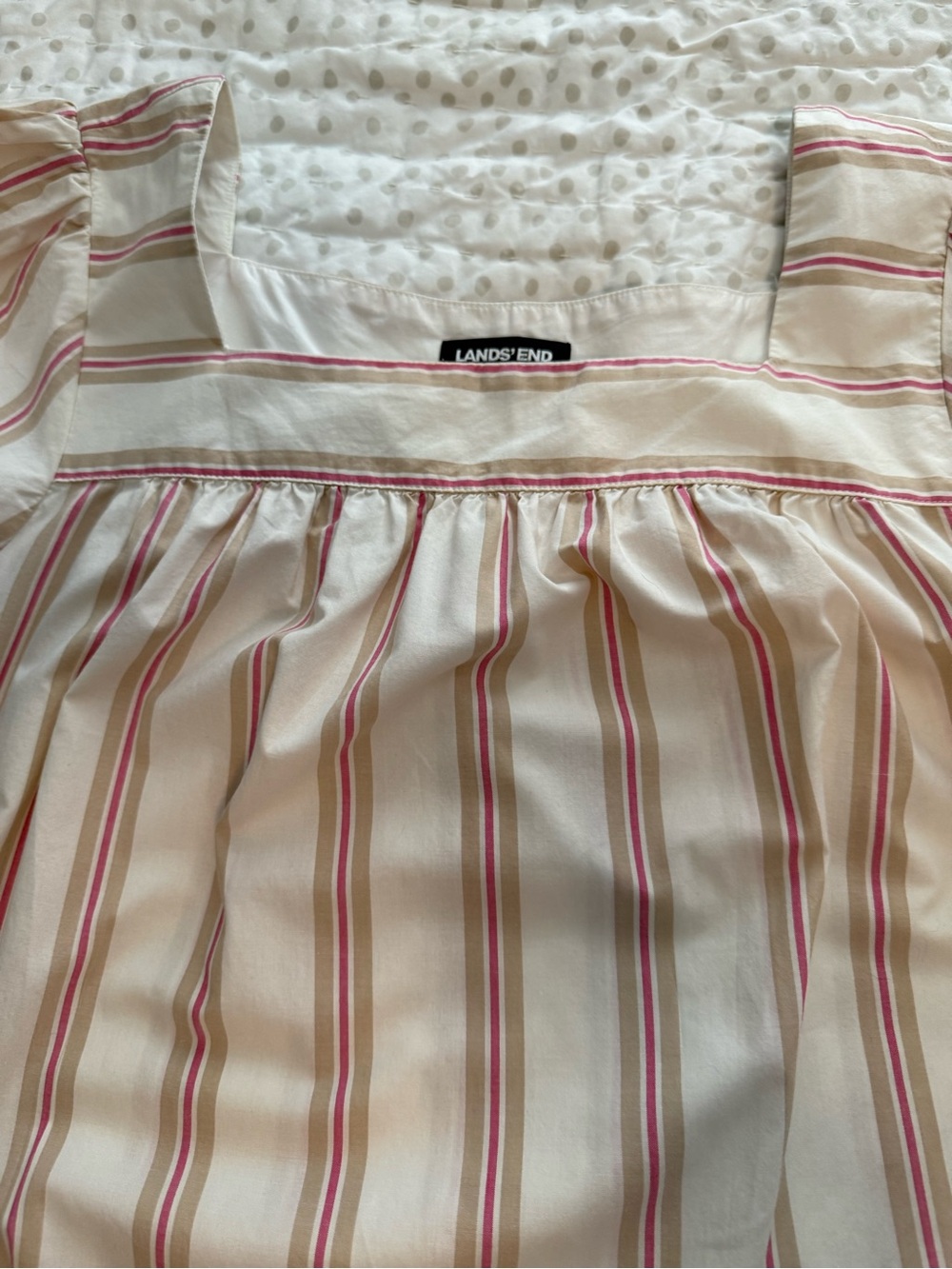 Lands' End Square-Neck Blouse - Picture 3 of 12